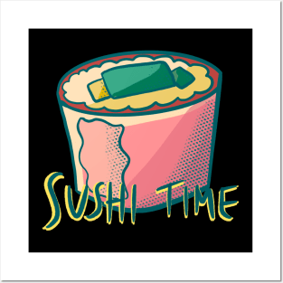 Sushi Roll Posters and Art